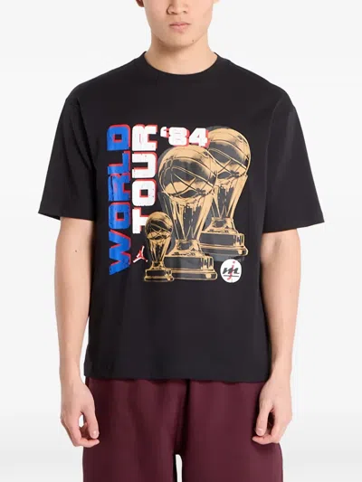 Jordan Graphic-print Short-sleeve T-shirt In Black