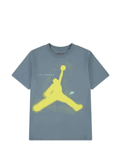 Jordan Kids' Graphic Print T-shirt In Blue