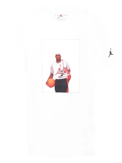 Jordan Kids' Graphic Stamp T-shirt In White