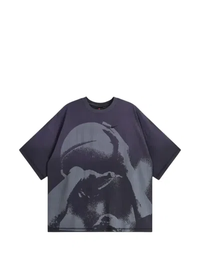 Jordan Graphic-print Short-sleeve T-shirt In Gray