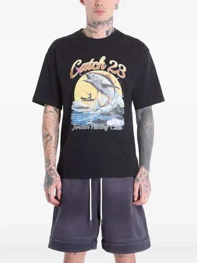 Jordan Fishing Club Cotton Graphic T-shirt In Multi