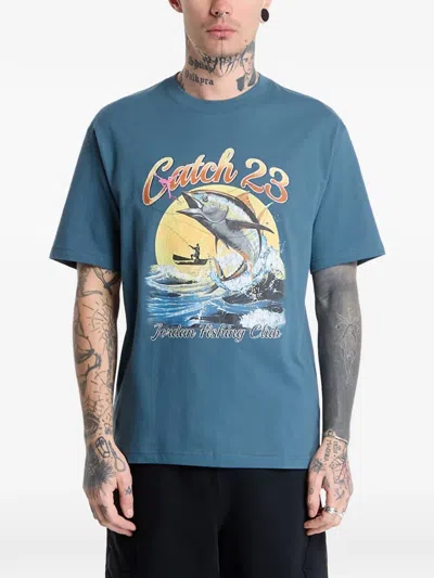 Jordan Graphic-print T-shirt In Blue