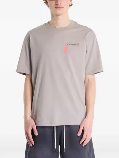 Jordan Graphic-print T-shirt In Gray