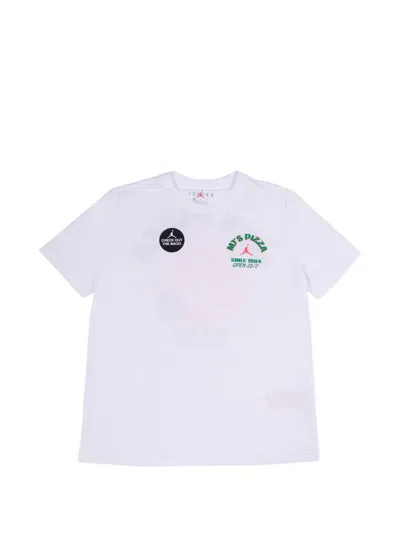 Jordan Kids' Graphic-print T-shirt In White