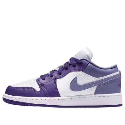 Jordan (gs) Air  1 Low 'court Purple Dusty Amethyst' In Multi