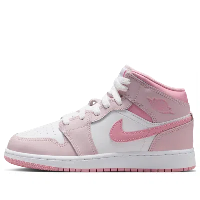 Jordan (gs) Air  1 Mid 'pearl Pink White' In Multi