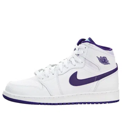 Jordan (gs) Air  1 Retro High 'white Court Purple'