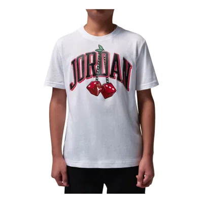 Jordan (gs) Air  13 Cherry Dice T-shirt 'white'