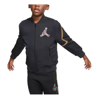 Jordan (gs) Air  Jacket 'black' In Gray