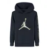 Jordan (gs) Air  Jumpman Basketball Hoodie 'navy White' In Black