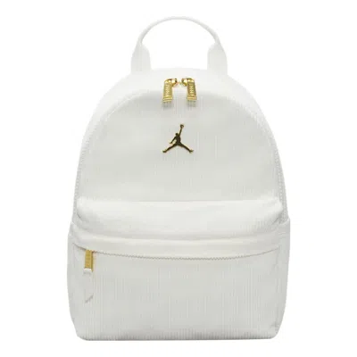 Jordan (gs) Air  Mini Backpack 'white Gold'
