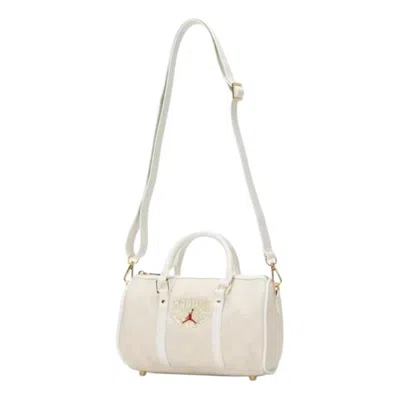 Jordan (gs)  Monogram Bag 'white' In Neutral