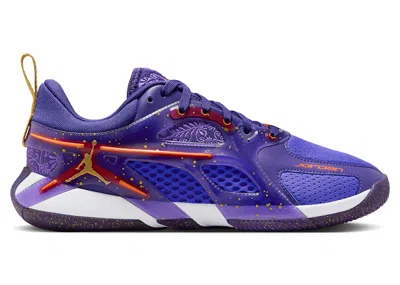 Pre-owned Jordan Heir Royalty (women's) Sneakers In Hyper Grape/metallic Gold/brilliant Orange