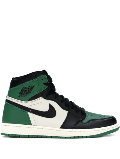 Jordan High  1 Retro Trainers In Green