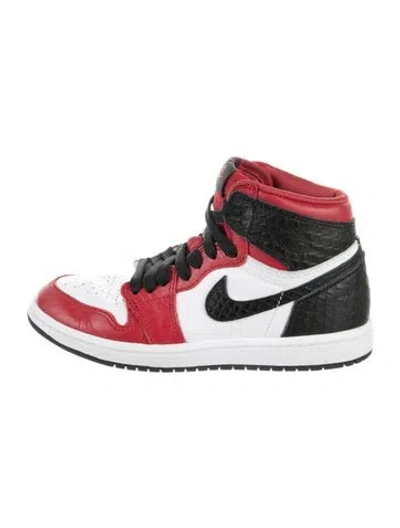 Pre-owned Jordan Babies' High Top Sneakers In Red