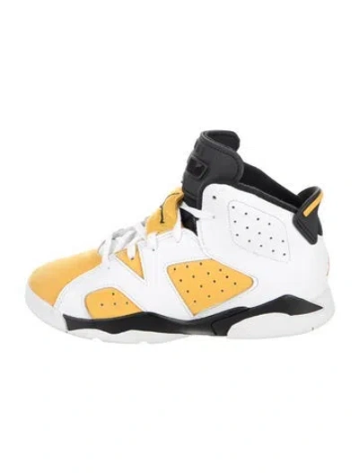 Pre-owned Jordan Babies' High-top Sneakers In Yellow