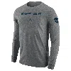 Jordan Howard Nike Men's College Long-sleeve T-shirt In Grey