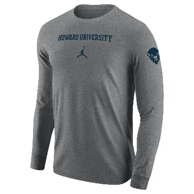 Jordan Howard Nike Men's College Long-sleeve T-shirt In Grey