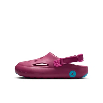 Jordan Hydrip Big Kids' Sandals In Purple