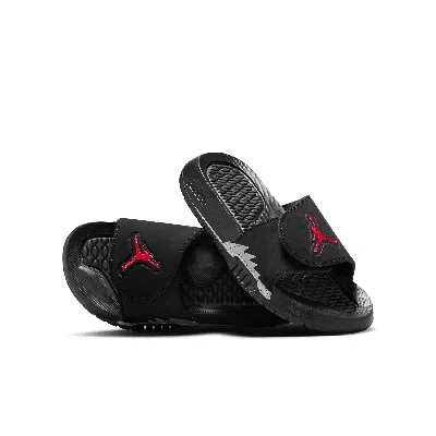 Jordan Hydro 5 Retro Big Kids' Slides In Black