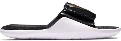 Pre-owned Jordan Hydro 7 Sneakers In Black/metallic Gold/white