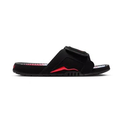 Jordan Hydro Vi 'infrared' Retro Slides In Black