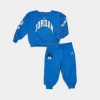 Jordan Infant Mvp Sweatshirt And Jogger Pants Set In Blue