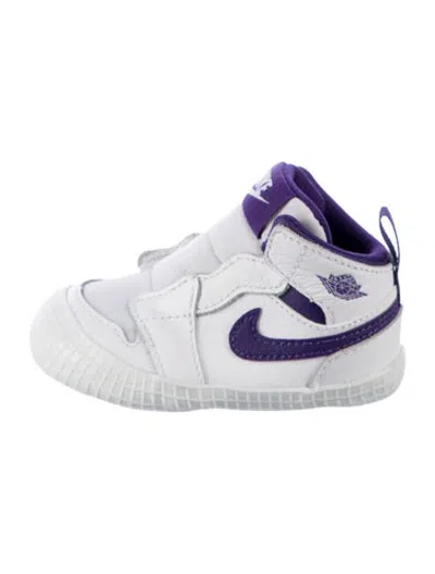 Pre-owned Jordan Babies' Infants' Leather Bootie In White