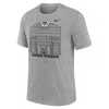 Jordan Iowa Hawkeyes Local Campus Time Honored Tradition  Men's College T-shirt In Grey
