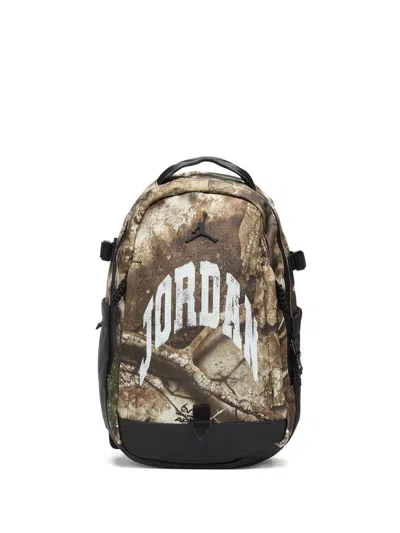 Jordan Jam Franchise Printed Backpack In Brown