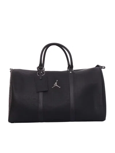 Jordan Jam Monogram Duffle Bag In Black