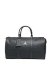 Jordan Monogram Patch-motif Luggage In Black