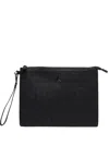 Jordan Jam Monogram Pouch In Black