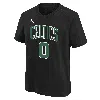 Jordan Jayson Tatum Boston Celtics Statement Edition Big Kids'  Nba T-shirt In Black