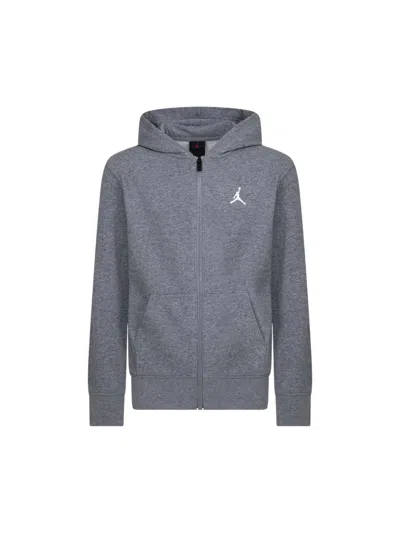 Jordan Jdb Mj Brooklyn Ft Fz Hoodie In Gray