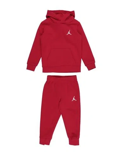 Jordan Babies'  Jdn Mj Essentials Flc Po Set Toddler Boy Tracksuit Red Size 6 Cotton, Polyester