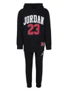 Jordan Little Boys Jersey Pack Pullover Hoodie And Jogger Pants Set In Black