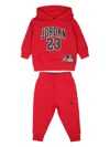 Jordan Baby Boys Jersey Pack Pullover Hoodie And Joggers, 2 Piece Set In Red