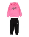 Jordan Babies'   Flight Font Po Set Toddler Boy Tracksuit Magenta Size 6 Cotton, Polyester