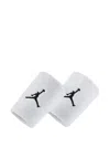 Jordan Jumpan Dri-fit Wristbands (pack Of Two) In White