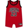 Jordan Babies'  Jumpman 23 Jersey Romper In Red