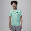Jordan Jumpman Air Big Kids' Embroidered T-shirt In Green