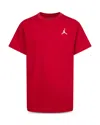 Jordan Little Boys Jumpman Air Embroidered Short-sleeve T-shirt In Gym Red