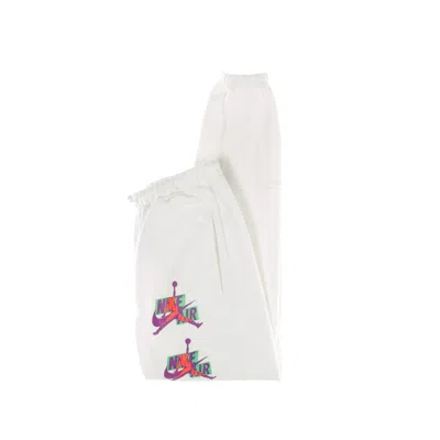 Jordan Jumpman Classics Men's Fleece Tracksuit Pants White/white
