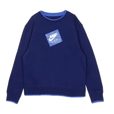 Jordan Jumpman Crew Men's Crew Neck Sweatshirt Blue Void/signal Blue