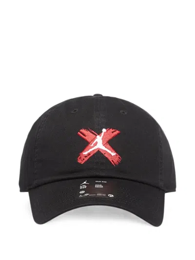 Jordan Jumpman Curved-bill Cap In Black