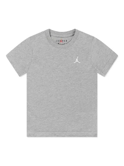 Jordan Kids' Jumpman-embroidered T-shirt In Grey
