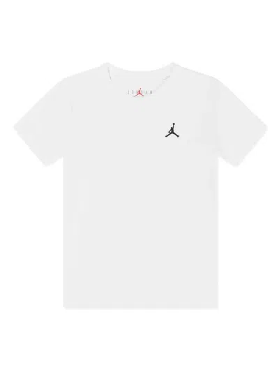 Jordan Kids' Jumpman-embroidered T-shirt In White