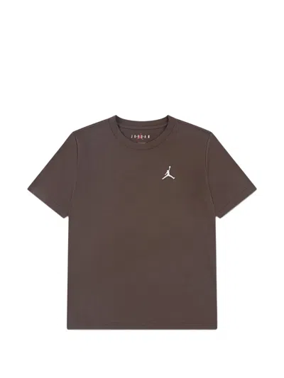 Jordan Kids' Jumpman Embroidered T-shirt In Brown