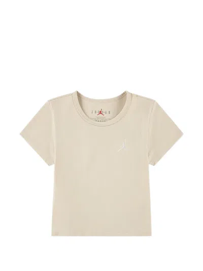 Jordan Kids' Jumpman Embroidered T-shirt In Neutral